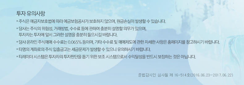 투자 유의사항